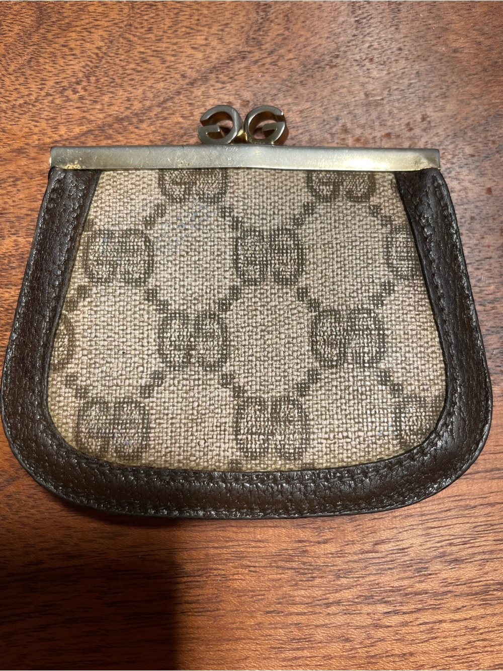 GUCCI Vintage G Kisslock Coin Purse w/COA - Picture 3 of 13